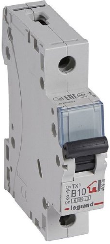 Выключатель автоматический Legrand TX3 6000 1п 10А B 6кА фото Выключатель автоматический Legrand TX3 6000 1п 10А B 6кА картинка